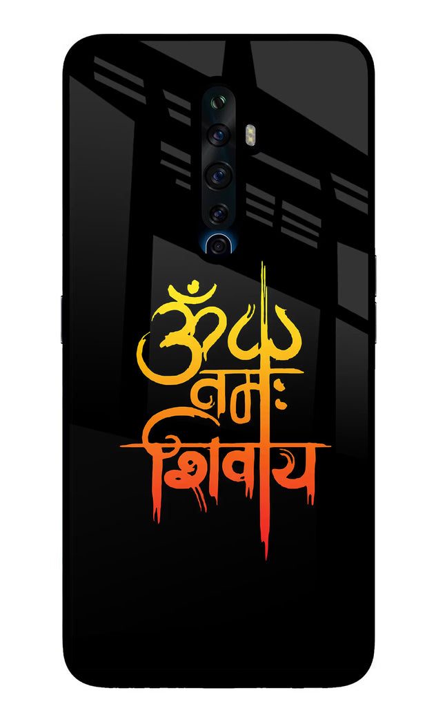 Om Namah Shivay Oppo Reno2 Z Glass Case Back Cover by Casekaro