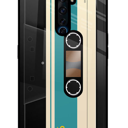 Cassette Oppo Reno2 Z Glass Case Back Cover by Casekaro