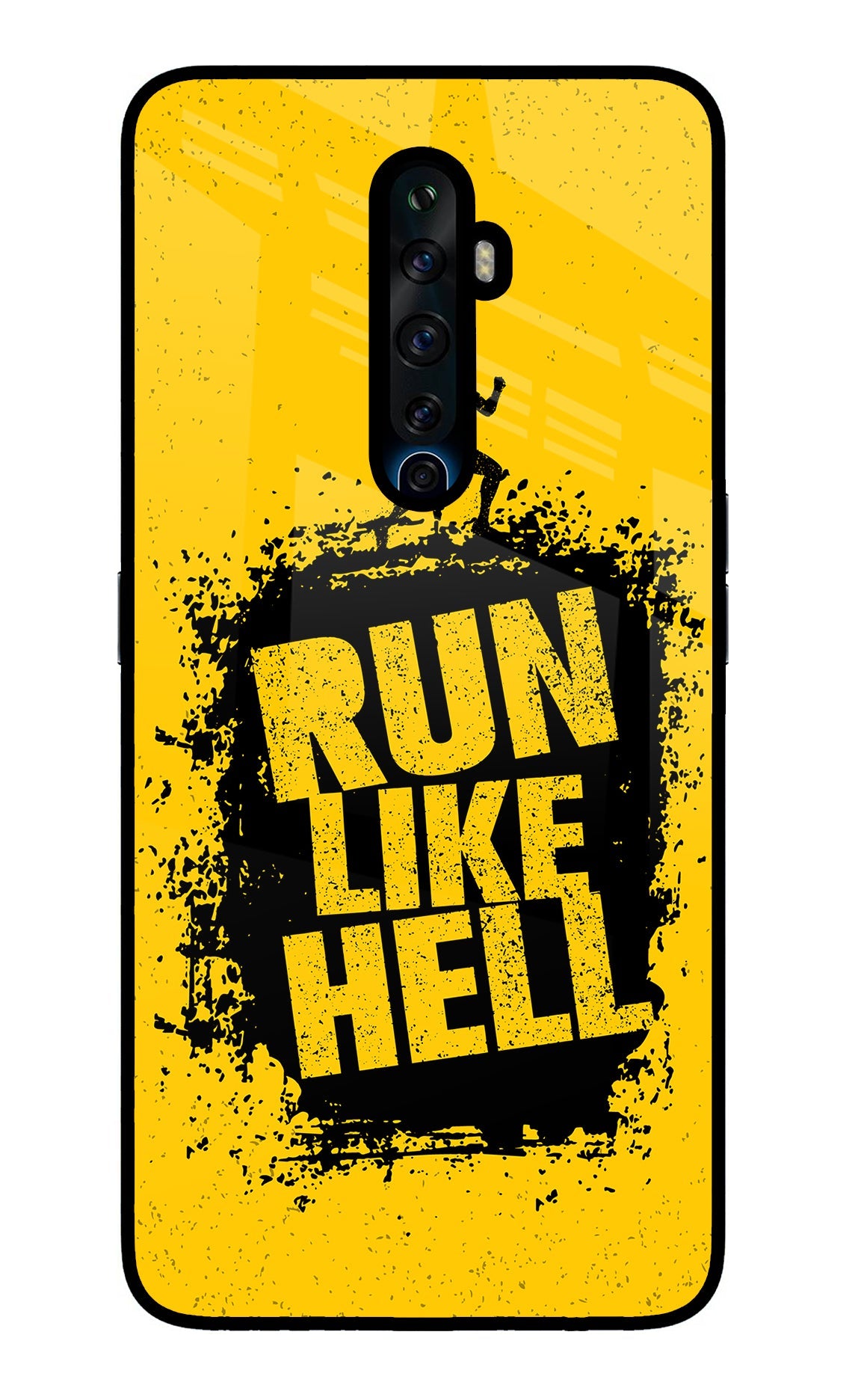 Run Like Hell Oppo Reno2 Z Back Cover