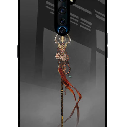 Shiv Trishul Oppo Reno2 Z Glass Case