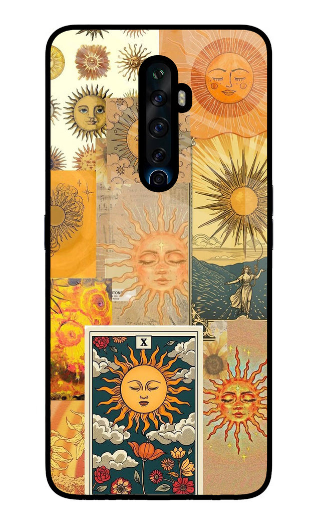 Sun Oppo Reno2 Z Glass Case Back Cover by Casekaro
