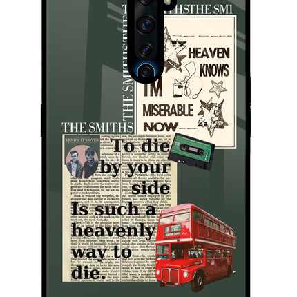 The Smiths Oppo Reno2 Z Glass Case Back Cover by Casekaro