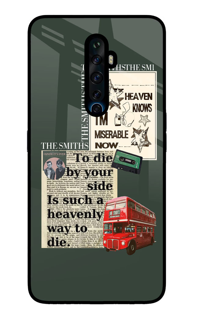 The Smiths Oppo Reno2 Z Glass Case Back Cover by Casekaro