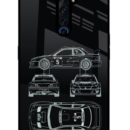 WRC'99 Oppo Reno2 Z Glass Case Back Cover by Casekaro
