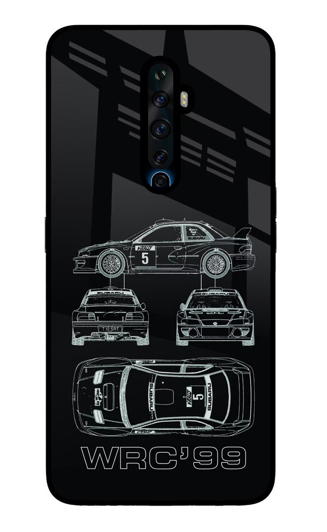 WRC'99 Oppo Reno2 Z Glass Case Back Cover by Casekaro