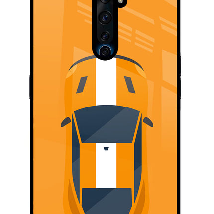 Highway Pursuit Oppo Reno2 Z Glass Case Back Cover by Casekaro