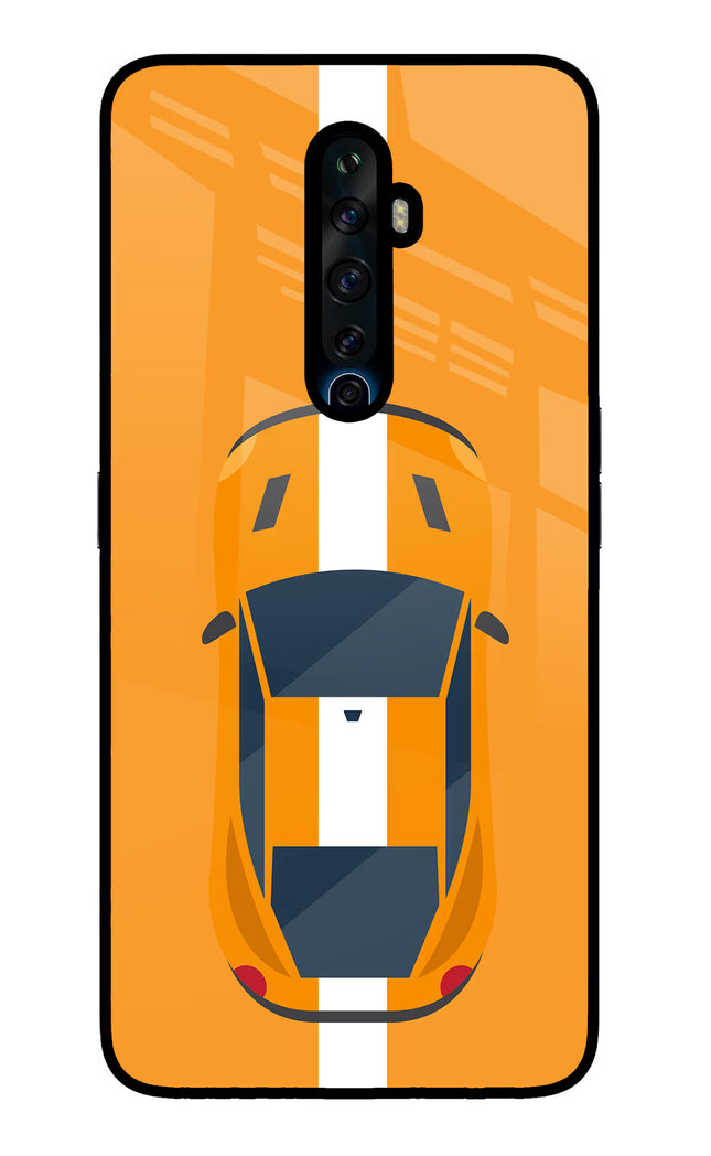 Highway Pursuit Oppo Reno2 Z Glass Case Back Cover by Casekaro
