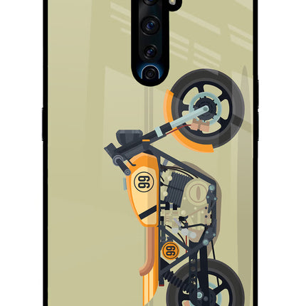 Vertical Speedster Oppo Reno2 Z Glass Case