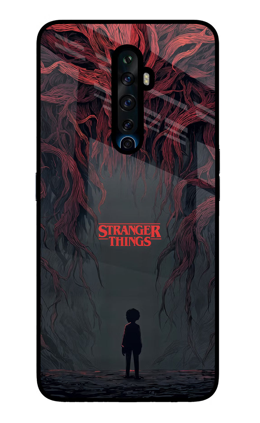 Ordinary Things Dark Side Oppo Reno2 Z Back Cover, Glass case