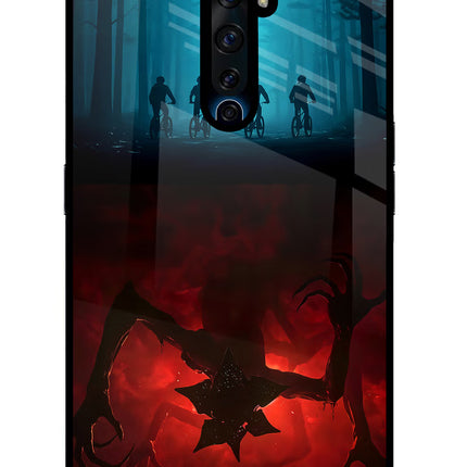 Ordinary Things Downside Up Oppo Reno2 Z Glass Case Back Cover by Casekaro