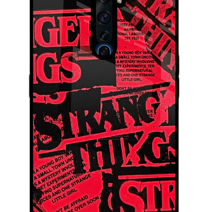 Ordinary Things Oppo Reno2 Z Glass Case Back Cover by Casekaro