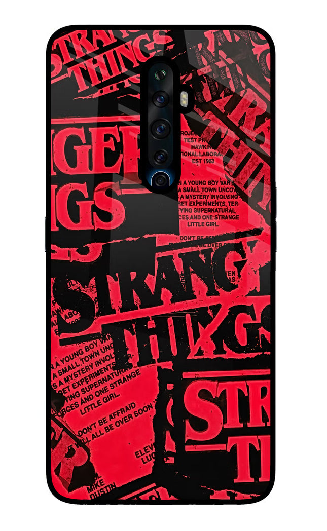 Ordinary Things Oppo Reno2 Z Glass Case Back Cover by Casekaro