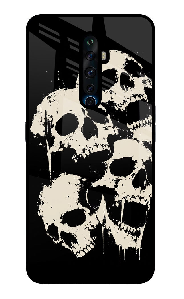 Dead Stack Oppo Reno2 Z Glass Case Back Cover by Casekaro