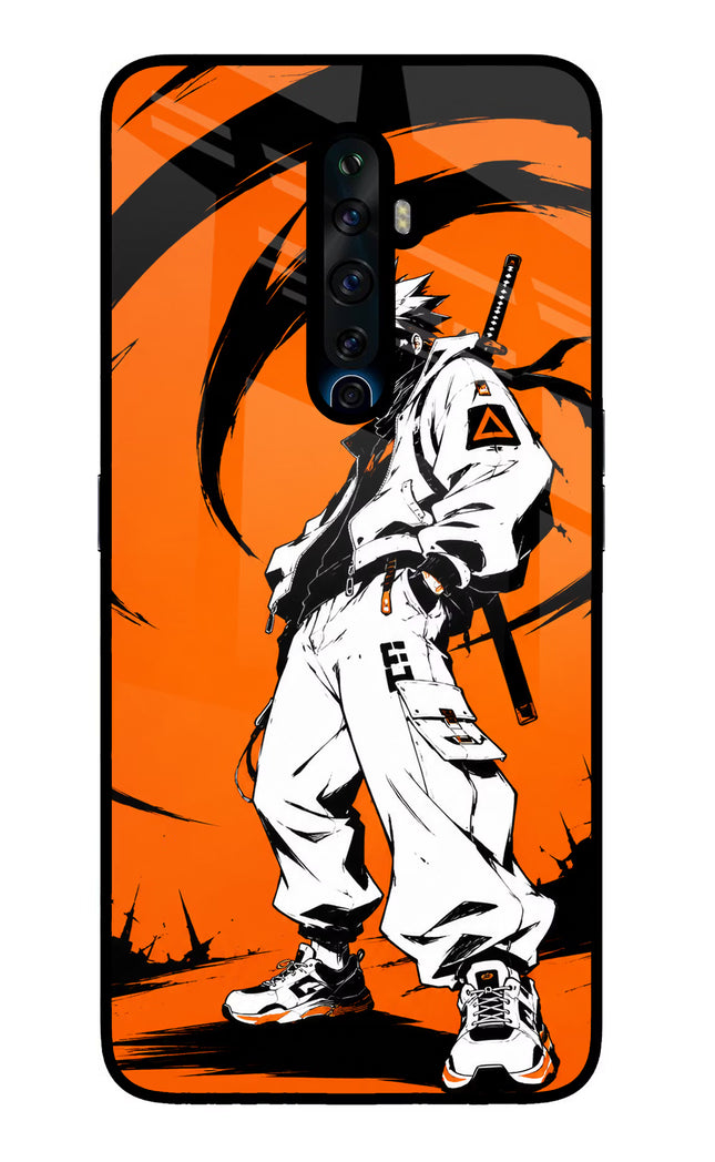 Street Samurai  Oppo Reno2 Z Glass Case Back Cover by Casekaro