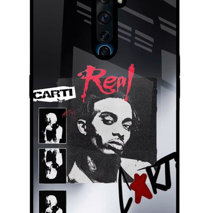 Playboi Carti Oppo Reno2 Z Glass Case Back Cover by Casekaro
