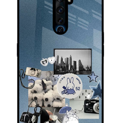 Miffy Oppo Reno2 Z Glass Case Back Cover by Casekaro