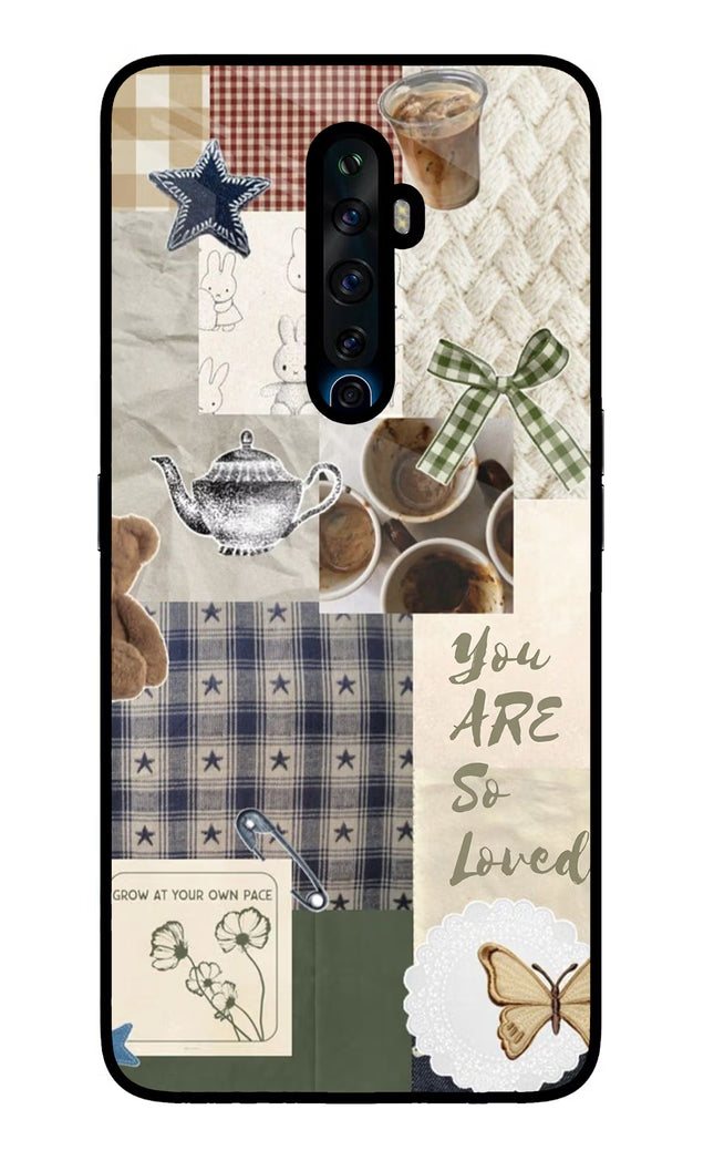 Cookie Oppo Reno2 Z Glass Case Back Cover by Casekaro