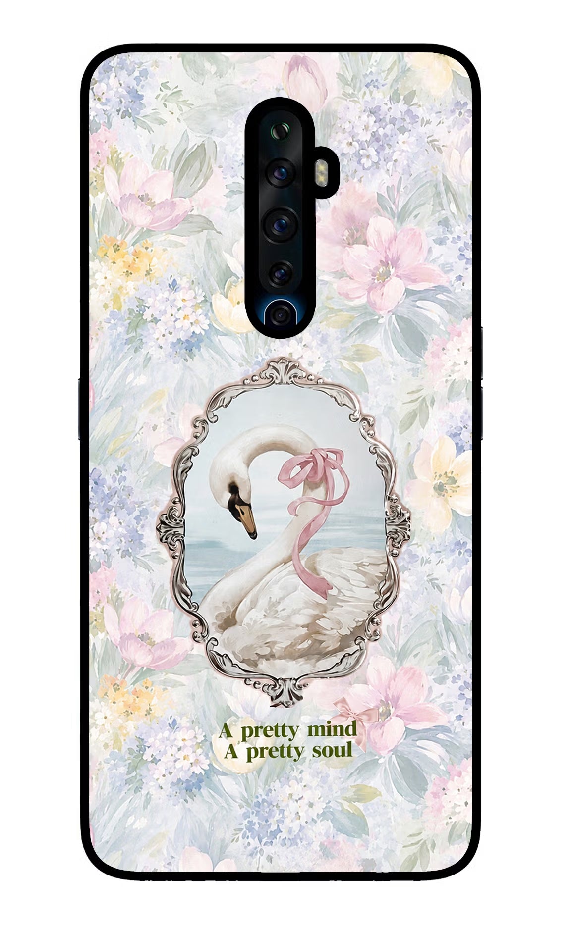 Pretty Mind Pretty Soul Oppo Reno2 Z Glass Case