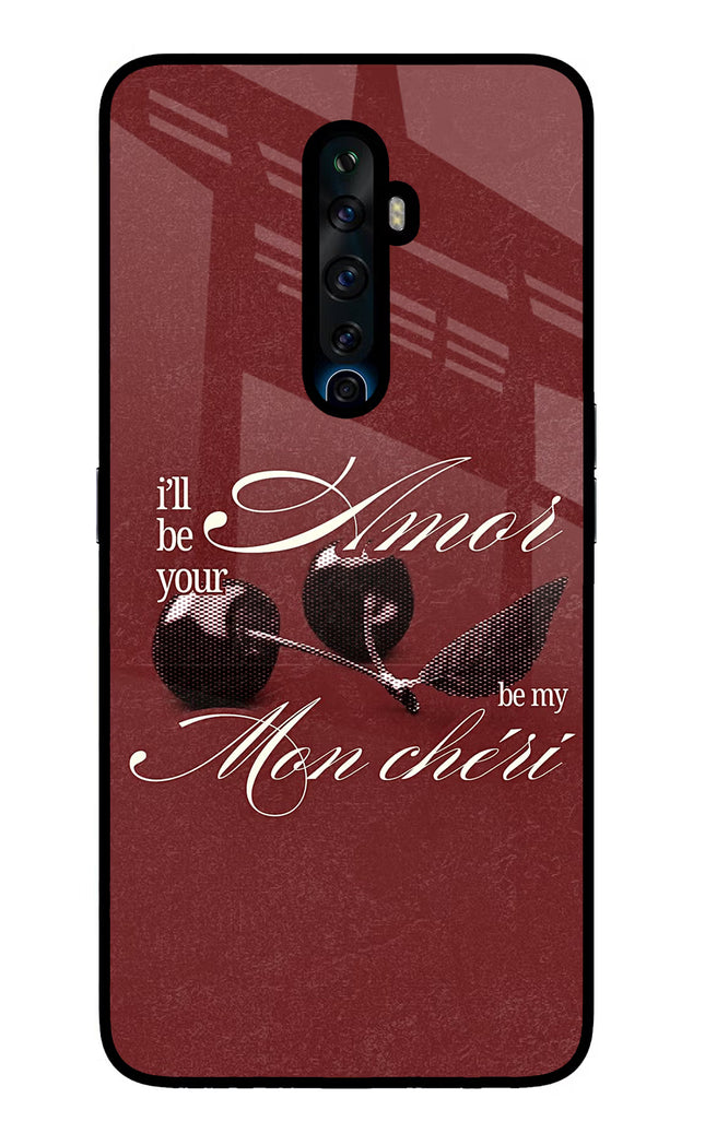 Velvet Cherry Oppo Reno2 Z Glass Case Back Cover by Casekaro