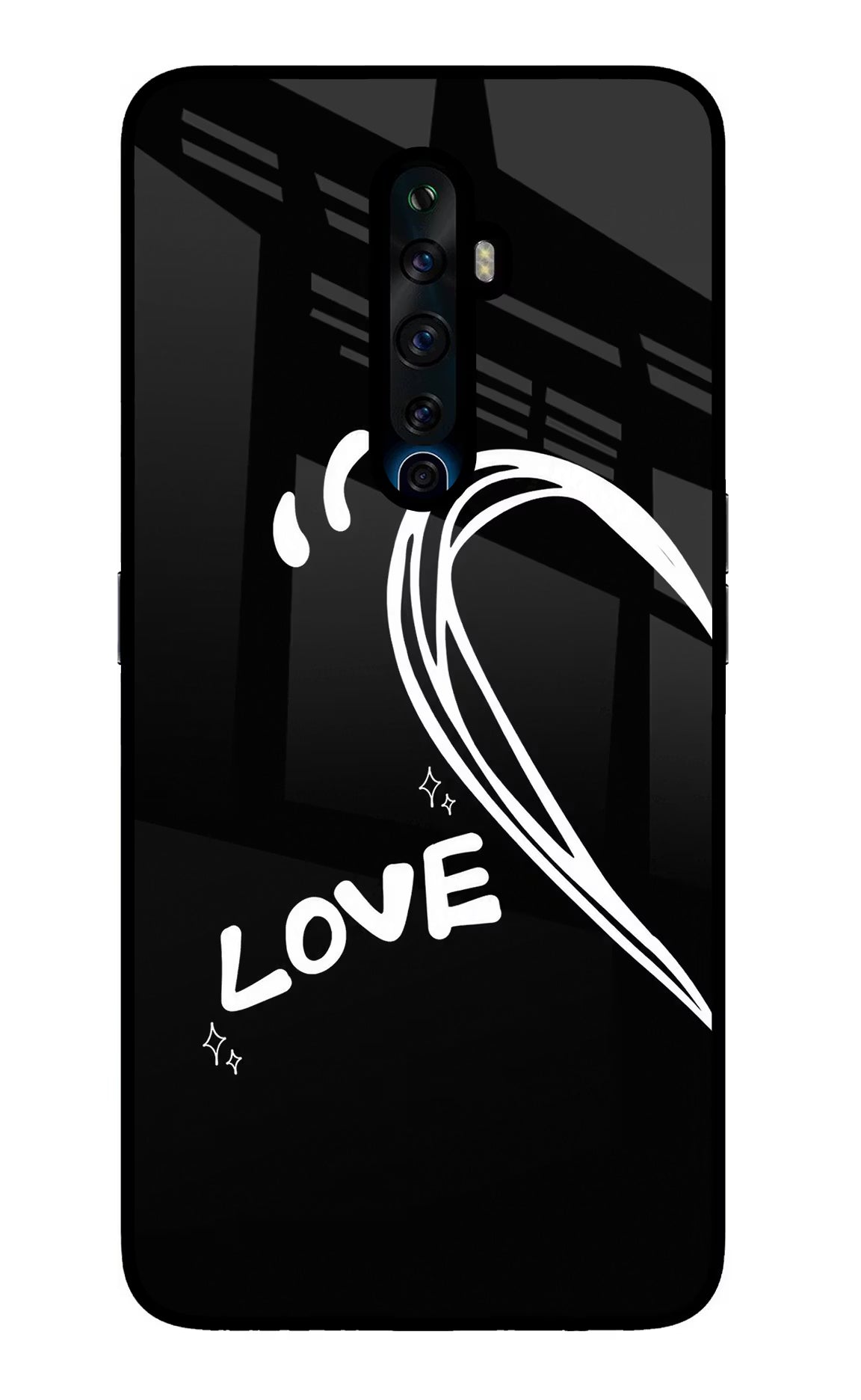 Love Line Oppo Reno2 Z Glass Case
