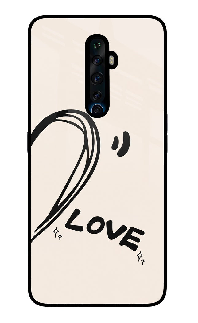 Soul Line Oppo Reno2 Z Glass Case Back Cover by Casekaro