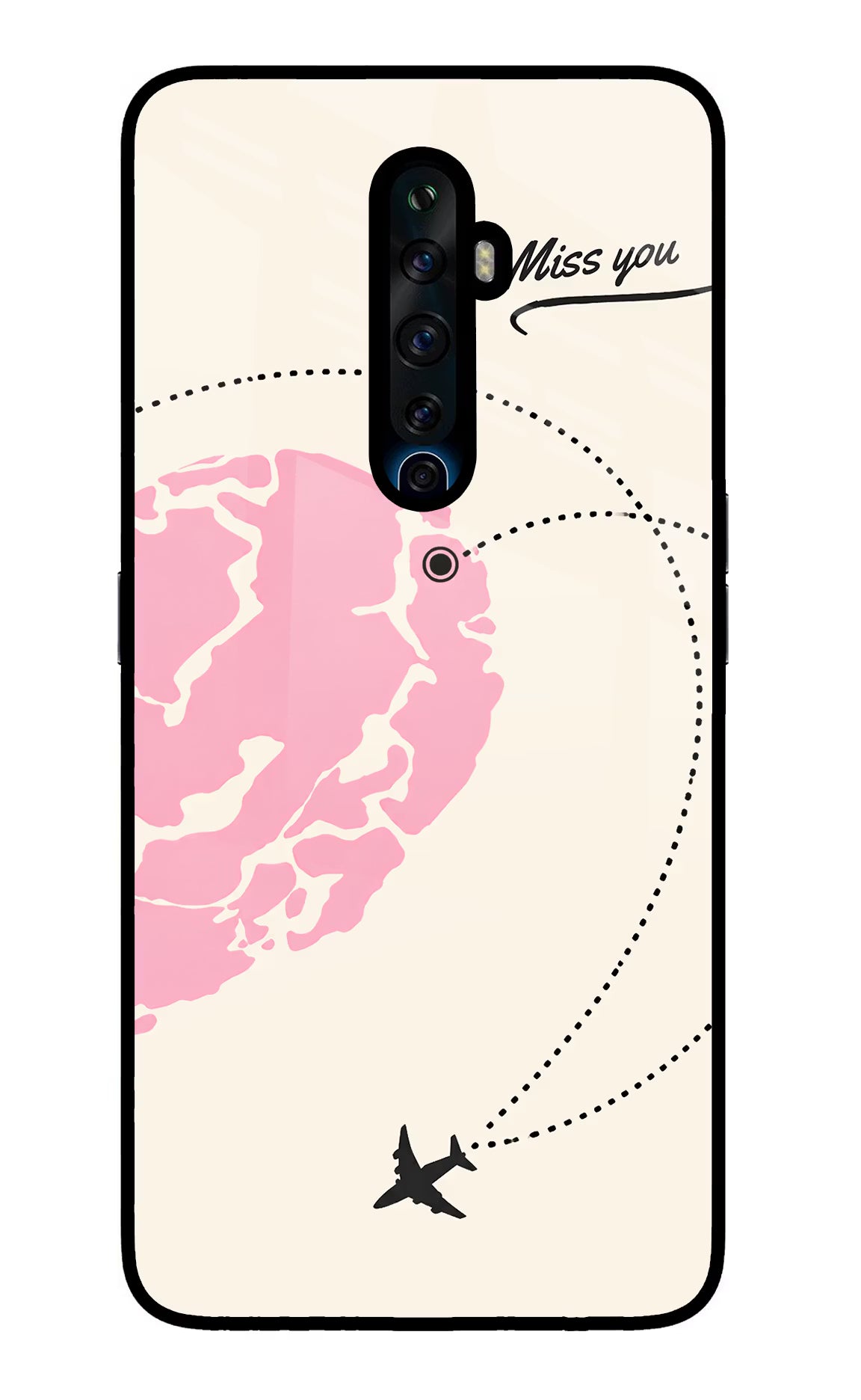 Miss Orbit Oppo Reno2 Z Glass Case