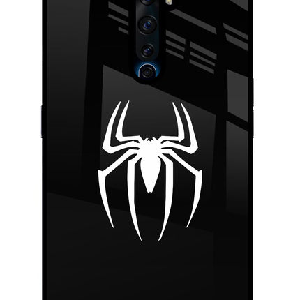 Miles Symbol Oppo Reno2 Z Glass Case Back Cover by Casekaro