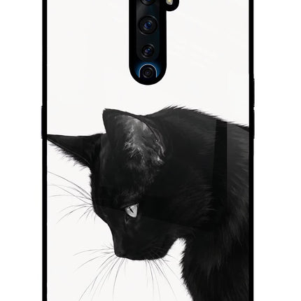Shadow Gaze Oppo Reno2 Z Glass Case Back Cover by Casekaro