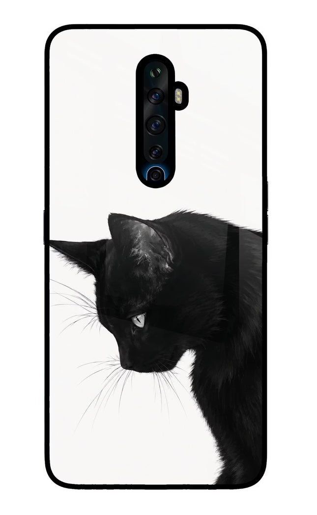 Shadow Gaze Oppo Reno2 Z Glass Case Back Cover by Casekaro