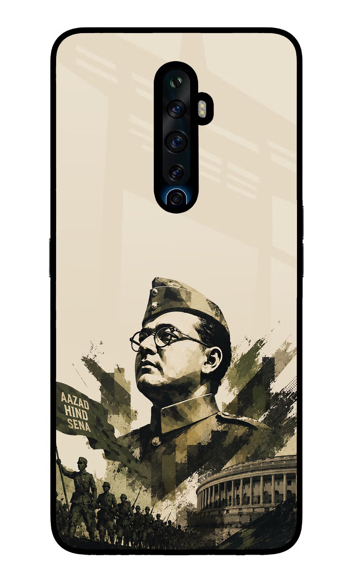 Netaji Rising Oppo Reno2 Z Glass Case