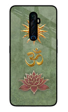 Om & Lotus Oppo Reno2 Z Glass Case