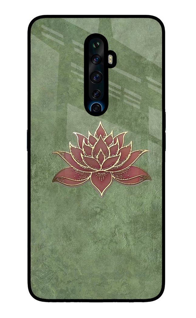 Lotus Grace Oppo Reno2 Z Glass Case