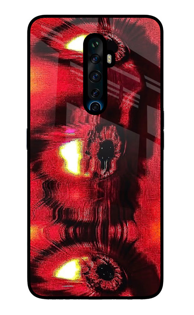 Fire Eye Oppo Reno2 Z Glass Case