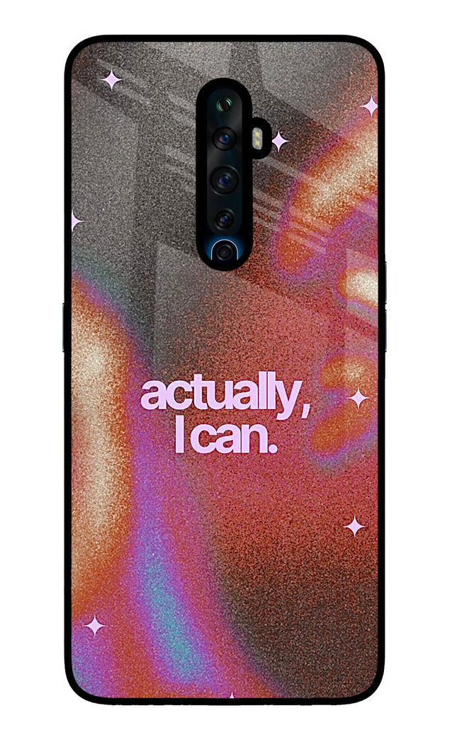 Pink Aura Oppo Reno2 Z Glass Case