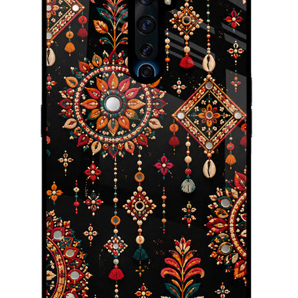 Boho Noir Oppo Reno2 Z Glass Case