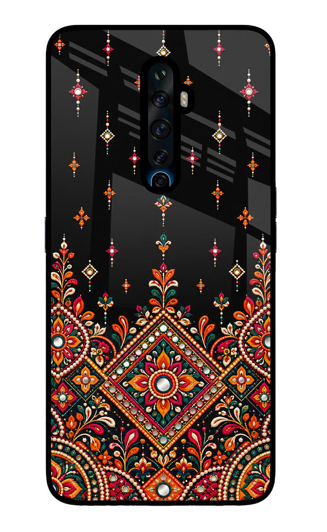 Noir Mehfil Oppo Reno2 Z Glass Case