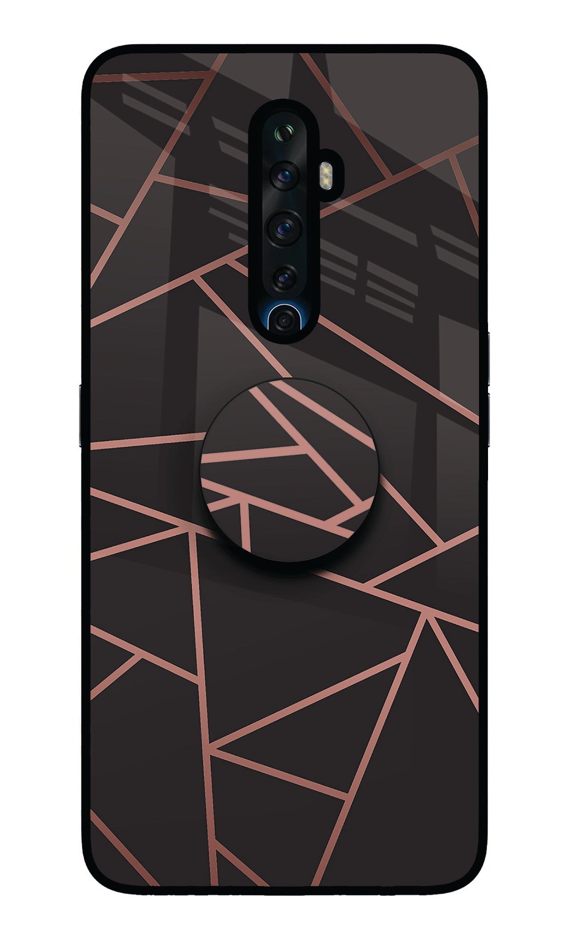 Geometric Pattern Oppo Reno2 Z Pop Case