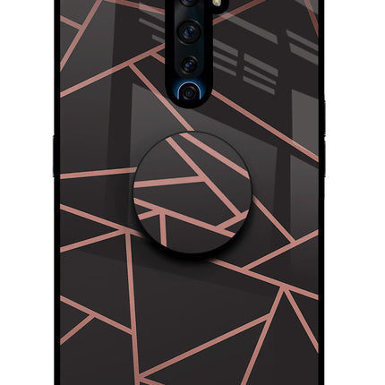 Geometric Pattern Oppo Reno2 Z Pop Case by Casekaro
