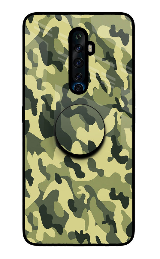 Camouflage Oppo Reno2 Z Glass Case
