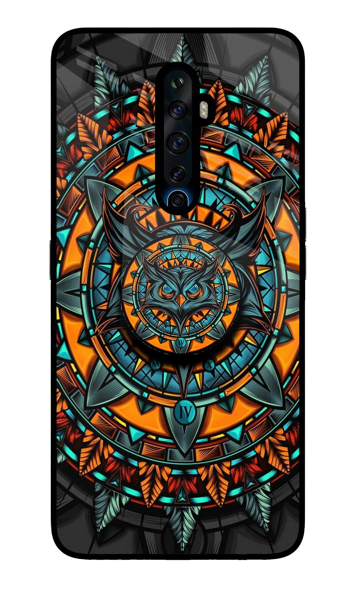 Angry Owl Oppo Reno2 Z Glass Case