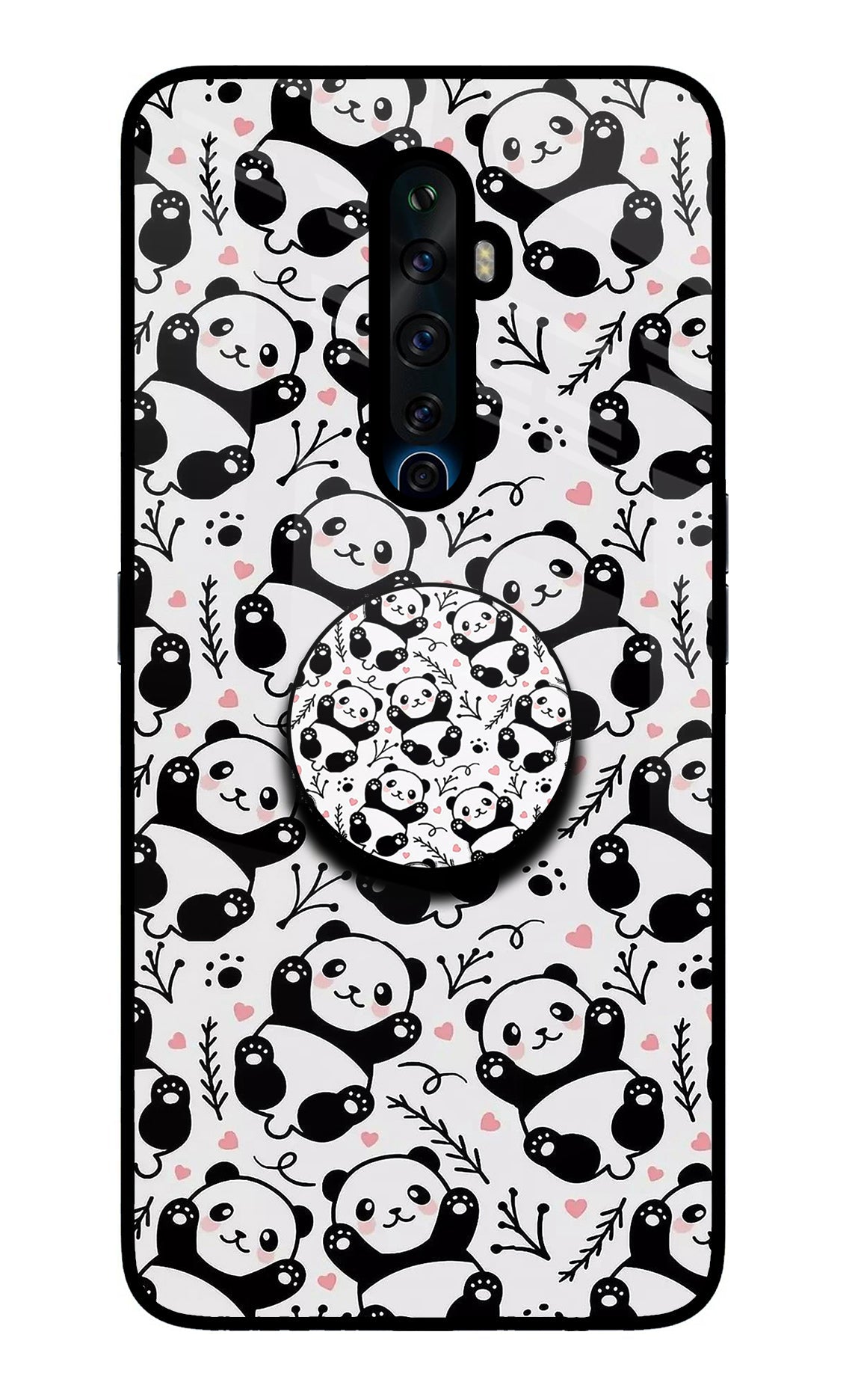 Cute Panda Oppo Reno2 Z Pop Case