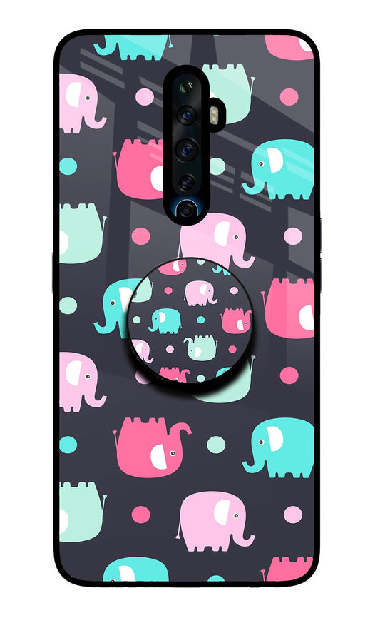 Baby Elephants Oppo Reno2 Z Glass Case