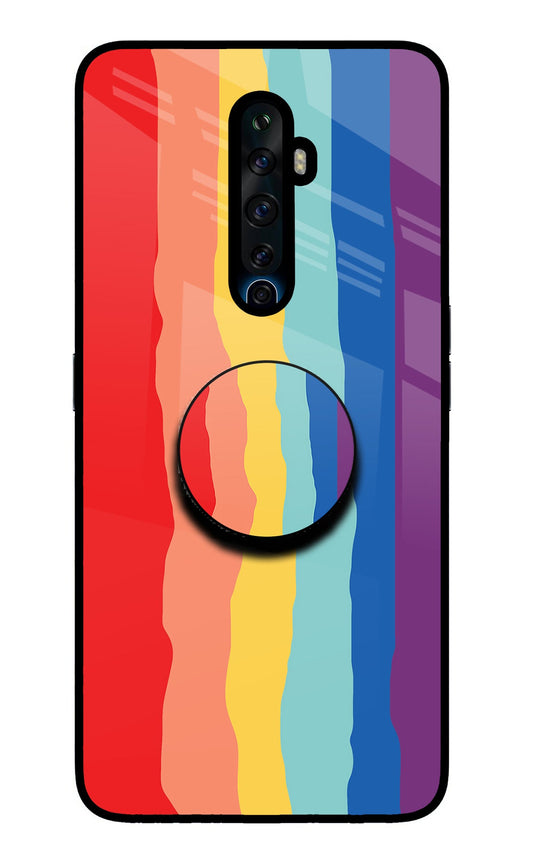 Rainbow Oppo Reno2 Z Glass Case