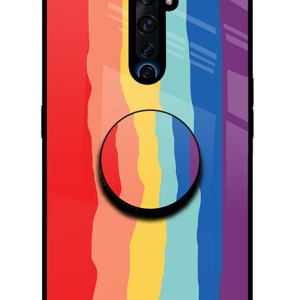 Rainbow Oppo Reno2 Z Pop Case by Casekaro