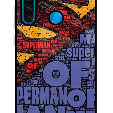 Superman Redmi Note 8 Glass Case