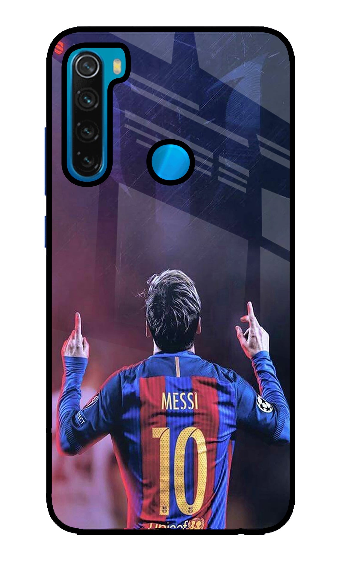 Messi Redmi Note 8 Glass Case