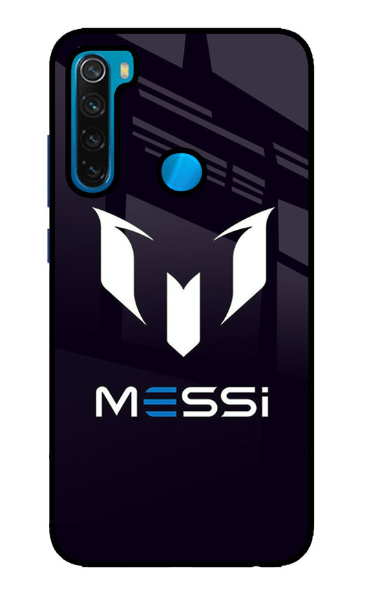 Messi Logo Redmi Note 8 Glass Case