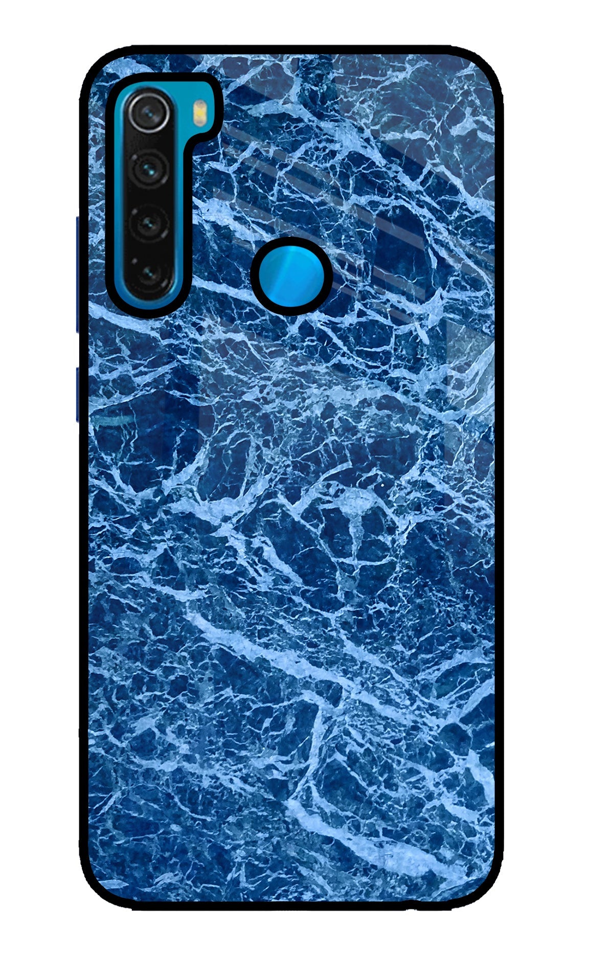 Blue Marble Redmi Note 8 Glass Case