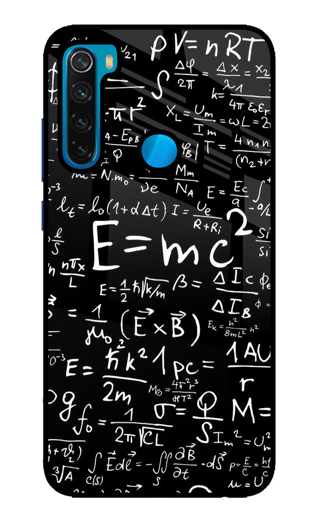 Physics Formula Redmi Note 8 Glass Case