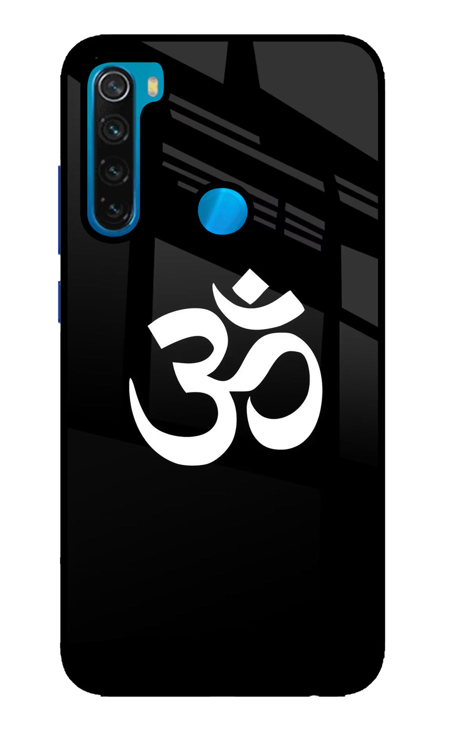 Om Redmi Note 8 Back Cover, Glass case